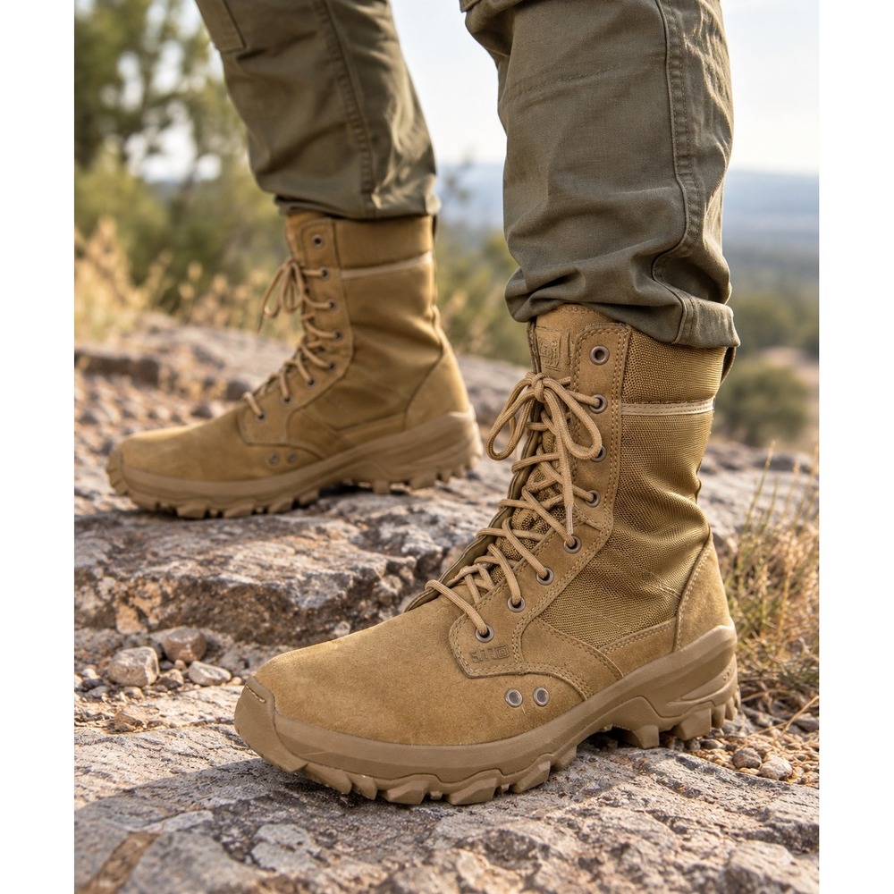 5.11 Tactical Speed 3.0 Jungle RD Boots Men's 11 Dark Coyote Combat Hiking